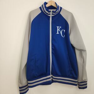 NEW Kansas City Royals Reversible Track Jacket KC MLB XLARGE Retails $110